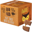 AWAKE - Caffeinated Chocolate Bites - Coffee Alternative - Low Calorie Snacks - Bite Size Energy Bars - 50Mg of Caffeine in Each Bite - Non GMO - Low Carb - Gluten Free - Caramel Chocolate - 30 Bites