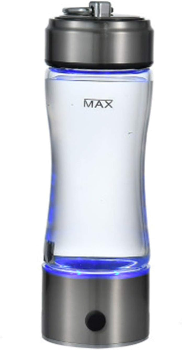 High Concentration Hydrogen-Rich Water Cup SPE Ion Membrane Alkaline Water Purifier Micro-Electrolysis Water Glass 420Ml