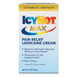 Icy Hot Maximum Strength Muscle & Joint Pain Relief Numbing Cream with Lidocaine and Menthol, 2.7Oz