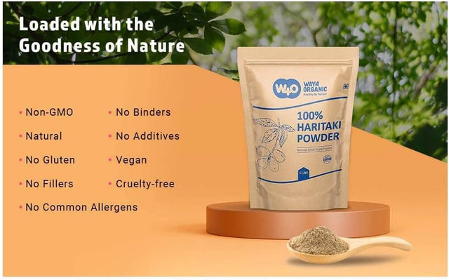 Haritaki Powder 48 Ounces (3 Pounds), Pack of 3, Terminalia Chebula (Kadukkai), Best Detoxification - Way4Organic
