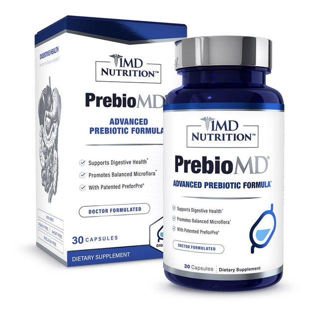 1MD Nutrition Prebiomd - Prebiotic with Preforpro® | Support Healthy Digestion and Beneficial Bacteria