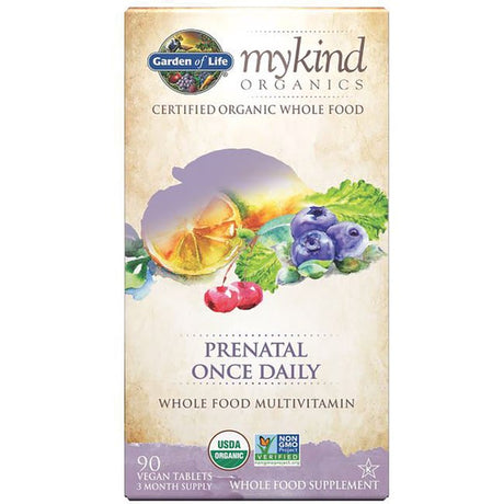 Garden of Life Mykind Organics Prenatal Once Daily Multi 90 Organic Tablet