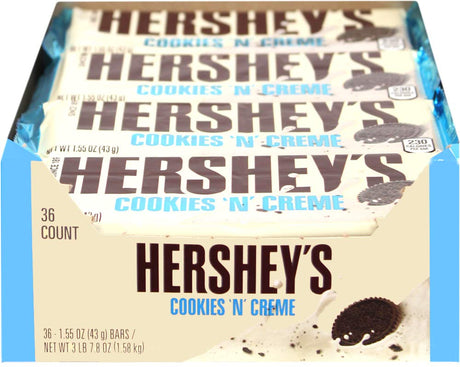 Hershey'S Cookies 'N' Cream Bars - 36CT