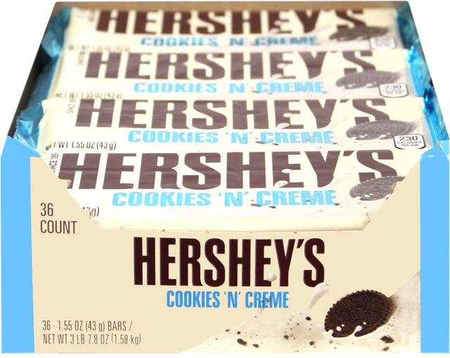 Hershey'S Cookies 'N' Cream Bars - 36CT