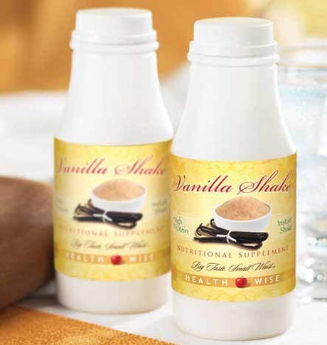 Fit Wise - High Protein Diet | Vanilla Shake | Low Calorie, Low Carb (6-Pack Bottles) by Healthwise