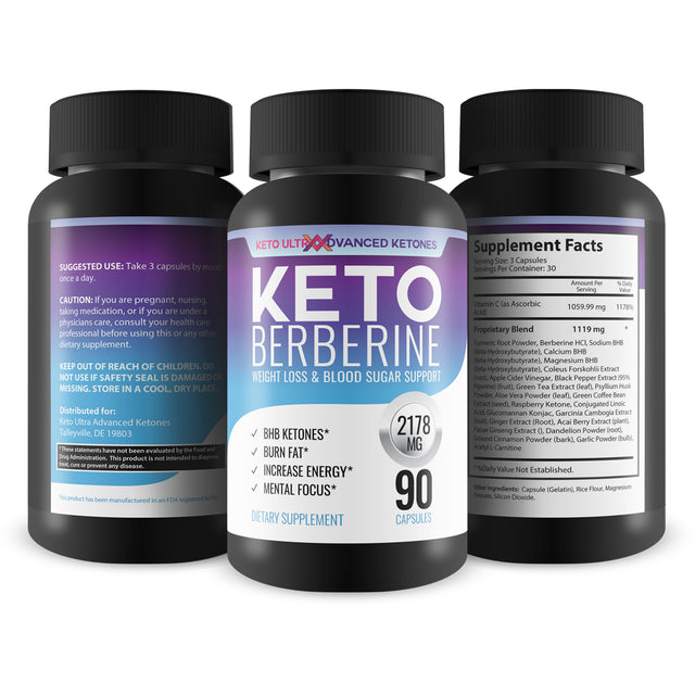 Keto Ultra Advanced Ketones Keto Berberine