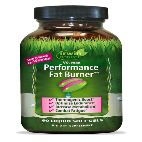 Irwin Naturals V02 Max, Performance Fat Burner, 60 Liquid Soft-Gels