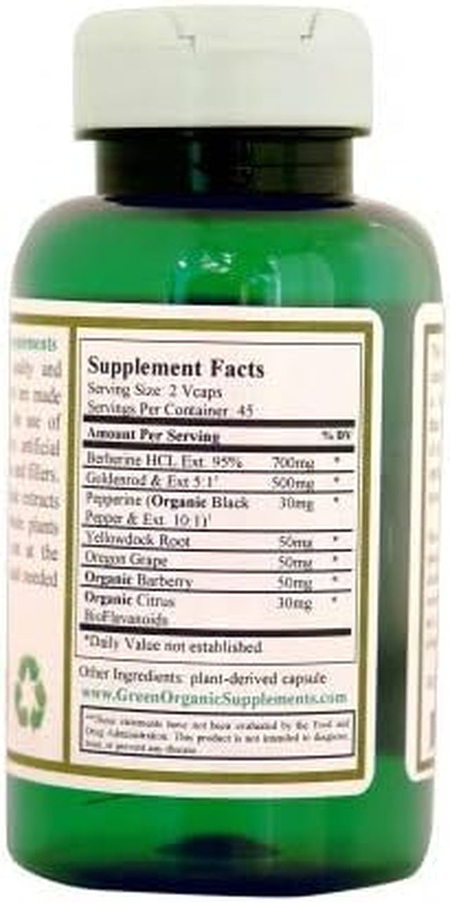 Green Organic Supplements' Berberine