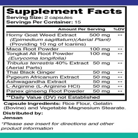 Alpha 1000 for Men'S Health, Energy and Focus Supplement, Natural Energy Booster