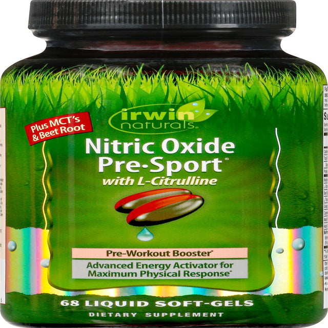 IRWIN NATURALS Nitric Oxide Pre Sport 68 Count