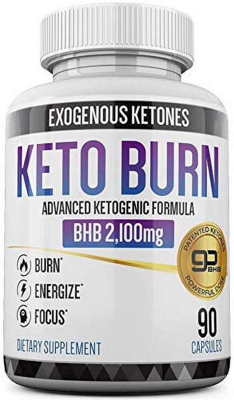 Keto Pills - 3X Dose (2100Mg | 90 Capsules) Advanced Keto Burn Diet Pills - Best Exogenous Ketones BHB Supplement - Max Strength Formula
