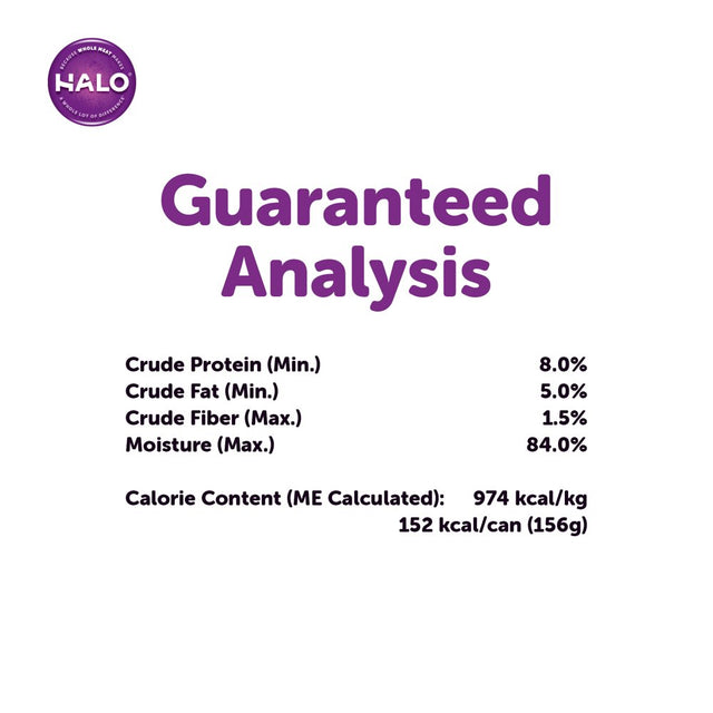 Halo Natural Wet Dog Food, Chicken Stew, 5.5 Oz - Case of 12