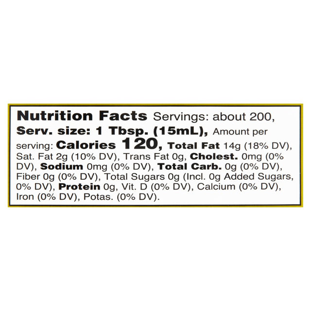 Great Value Extra Virgin Olive Oil, 101 Fl Oz Bottle