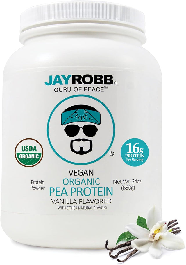 Jay Robb Organic Vegan Vanilla Pea Protein