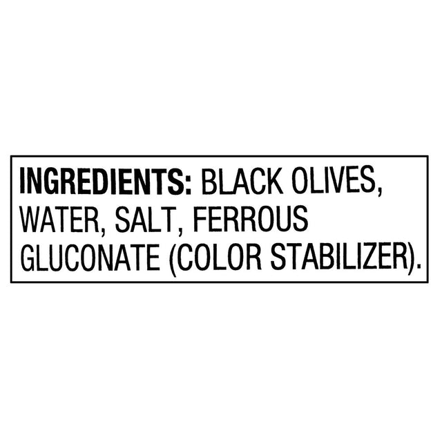 Great Value Large Pitted Black Olives, 6 Oz