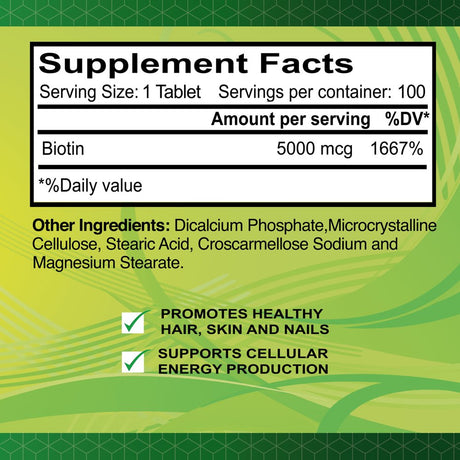 Alfa Vitamins Biotin 5000 Mcg Twin