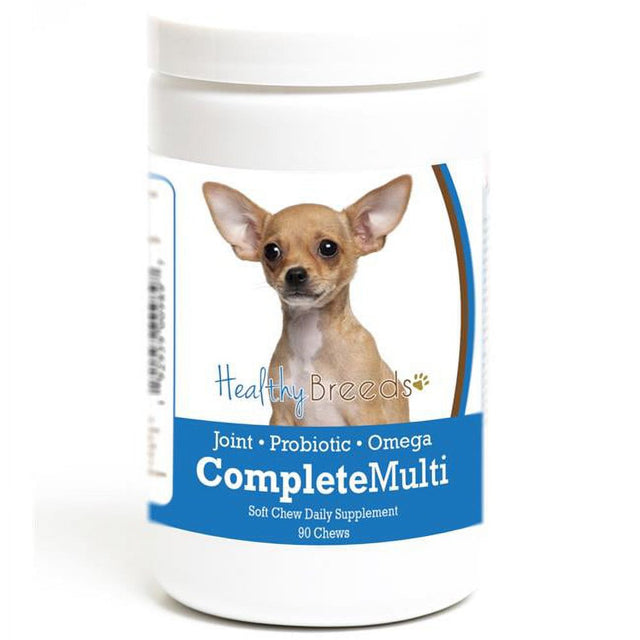 Healthy Breeds 192959009897 Chihuahua All in One Multivitamin Soft Chew - 90 Count