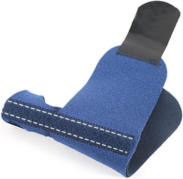 Healifty Toe Compression Brace 1 Pair Big Toe Splints Bunion Corrector Toe Separator Straightener for Women Men (Blue)