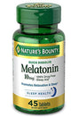 Nature'S Bounty Melatonin, 100% Drug Free Sleep Aid, Dietary Supplement, 10 Mg, 45 Count