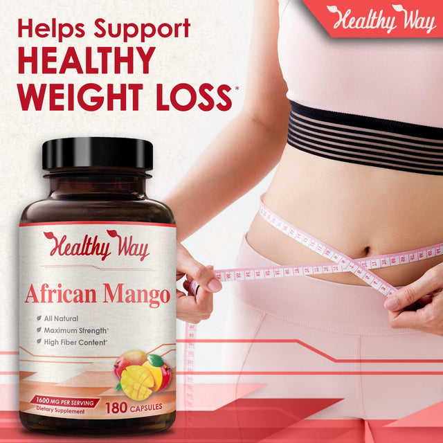 African Mango 1600 Mg 180 Capsules