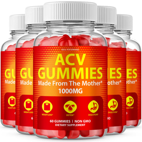 1000Mg Apple Cider Vinegar Gummy with the Mother Weight Loss (300 Gummies)