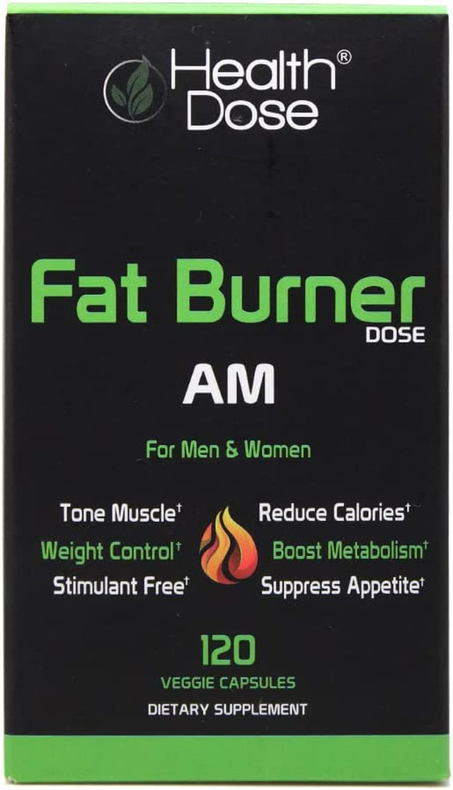 Fat Burner AM. Weight Control & Metabolism Boost. for Active Lifestyles. 120 Softgels.