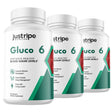 3 Pack Gluco6 Supplement Advanced Formula Supports Healthy Blood Levels -60 Caps