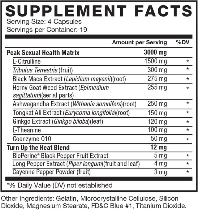 Force Factor Score! Nitric Oxide Libido Enhancer for Men with Horny Goat Weed and L-Citrulline to Ignite Libido, Maximize Response, Increase Endurance, and Boost Male Vitality, 76 Capsules
