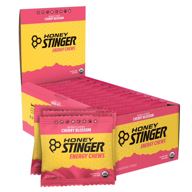 Honey Stinger Organic Energy Chews, Cherry Blossom, 12 Ct