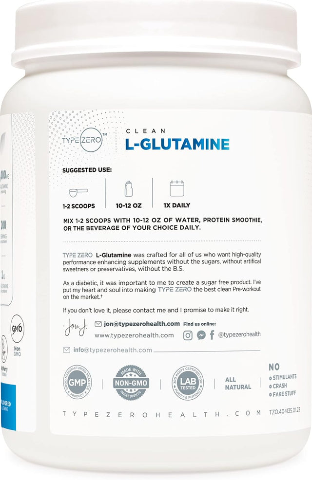 5X Strength L Glutamine Powder (5000Mg | 1KG) 6-Month Supply Pure L-Glutamine Supplement for Leaky Gut Health, Gastrointestinal Lining Support & Recovery for Women/Men - Vegan, Gluten Free, No Fillers