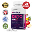Ketology Keto ACV MAX Pills 1675Mg Dietary Supplement 60 Capsules