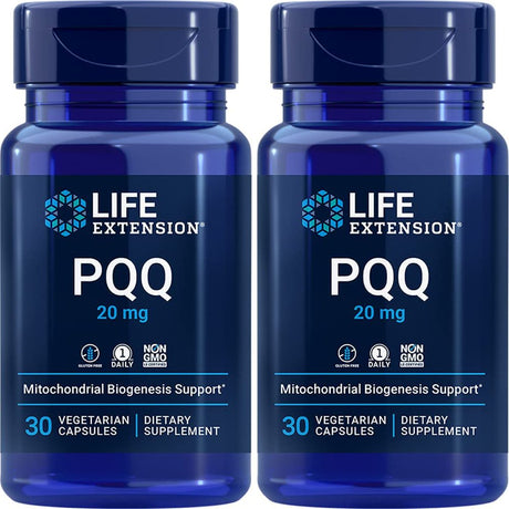 Life Extension PQQ 20 Mg 30 Vegetarian Capsules - 2 Pack