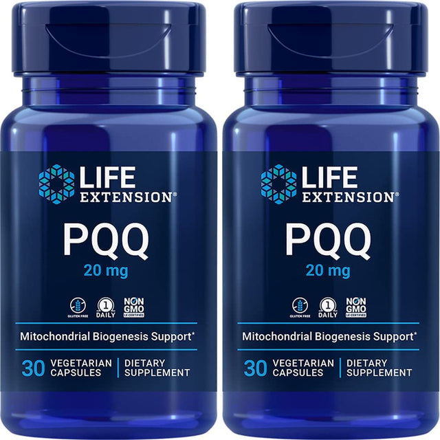 Life Extension PQQ 20 Mg 30 Vegetarian Capsules - 2 Pack