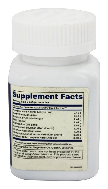 Honso Usa - Kanion Yin Qiao Jie Du (Yin Qiao Formula) - 100 Softgels