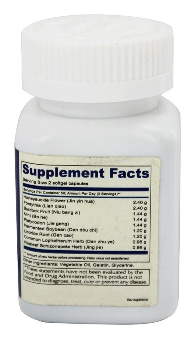 Honso Usa - Kanion Yin Qiao Jie Du (Yin Qiao Formula) - 100 Softgels