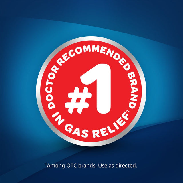 Gas-X Extra Strength Gas Relief Simethicone Chewable Tablets, Cherry Creme, 48 Count