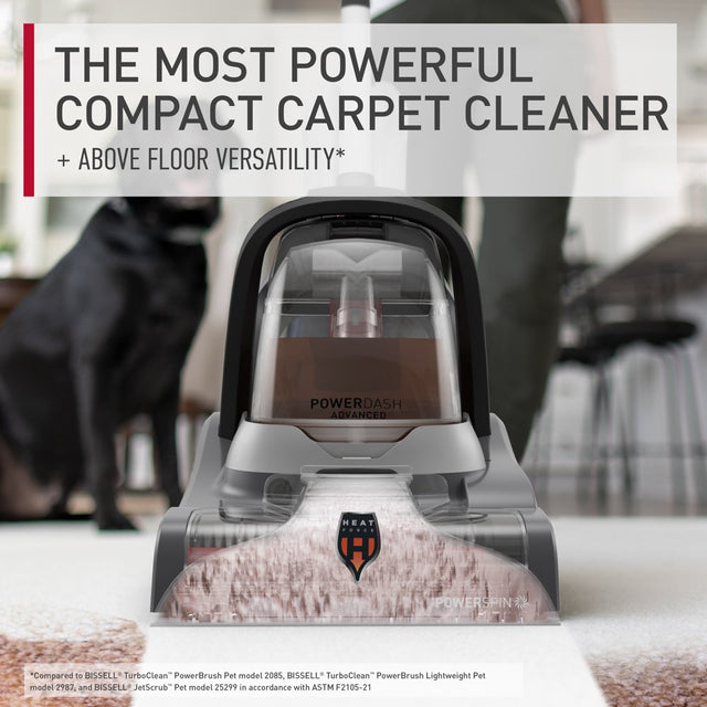 Hoover Powerdash Pet Advanced Compact Carpet Cleaner Machine, FH55010, 1 Count, One-Size