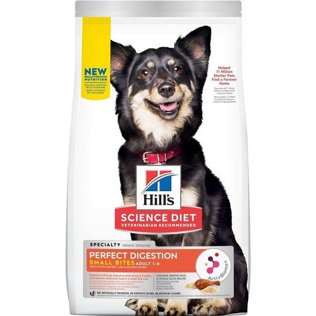 Hill'S Science Diet 605816 Hill'S Science Diet Adult Perfect Digestion Small Bites Chicken Dry Dog Food, 3.5Lb