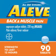 Aleve Back & Muscle Pain Reliever Naproxen Sodium Tablets, 90 Count