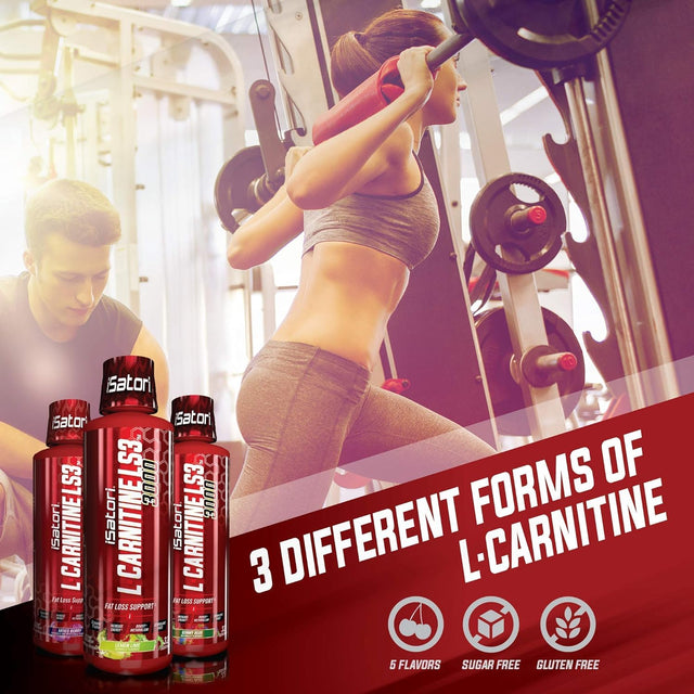 Isatori L-Carnitine LS3 Mixed Berry 1500Mg (32 Servings) & Biogenetic Labs