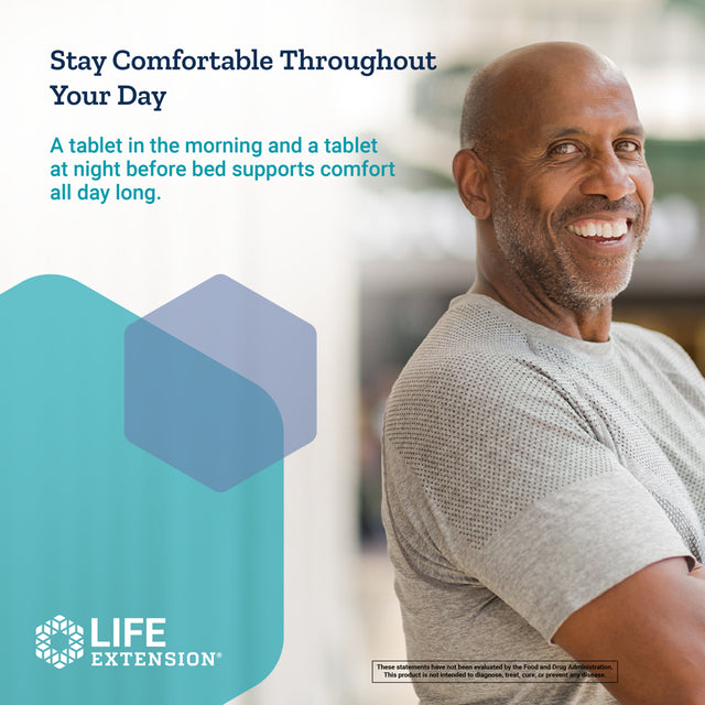 Life Extension Comfortmax™ - Honokiol and PEA for Nerve Support & Discomfort Relief - Gluten-Free, Non-Gmo - 30 AM & 30 PM Vegetarian Tablets
