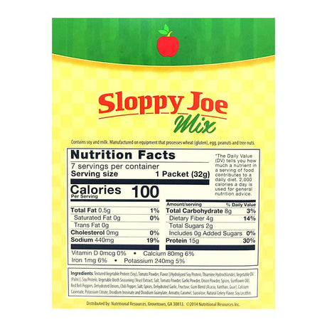 Healthywise - High Protein Entrees, Low Calorie, Low Fat, Low Cholesterol, Low Sugar, KETO Diet Friendly, Ideal Protein Compatible, 7 Servings per Box (Sloppy Joe)