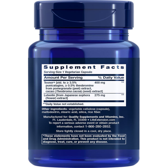 Life Extension Testosterone Elite - Promotes Testosterone Production - Unflavored - 30 Capsules