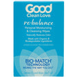 Good Clean Love: Rebalance Personal Moisturizing & Cleansing Wipes, Naturally Reduces Odor & Supports Vaginal Health, Ph-Balanced Feminine Hygiene Product, Singles 12 Ct