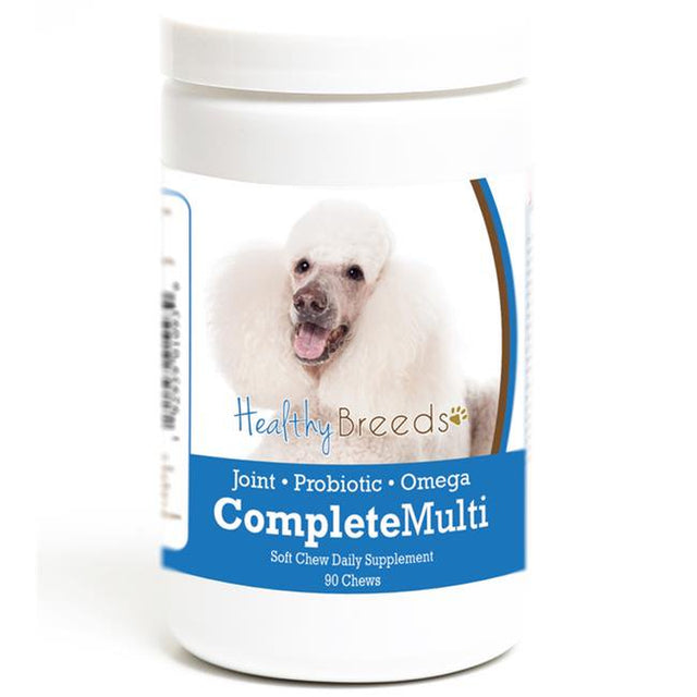 Healthy Breeds 192959010947 Poodle All in One Multivitamin Soft Chew - 90 Count