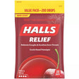 Halls Cough Suppressant/Oral Anesthetic Cough Drops - Cherry (200 Count)