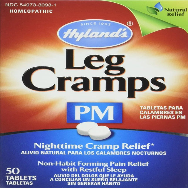 Hylands Leg Cramps Relief with Quinine 50 Tablets | Restless Legs Syndrome Relief Pills| Homeopathic Remedies Leg Cramps | Muscle Relaxer | Strength Supplement | Natural Nighttime Cramp Relief