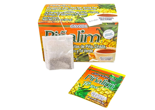3 Boxes Te Pinalim Tea Gn+Vida Tea Diet 90 Day Supply