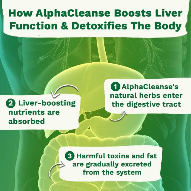 Alphacleanse | Liver Health and Detox Blend Made with 12 Organic Superfoods. Milk Thistle, Dandelion Root, Burdock Root. Formulated for Detox Support, Liver, Digestive Health.